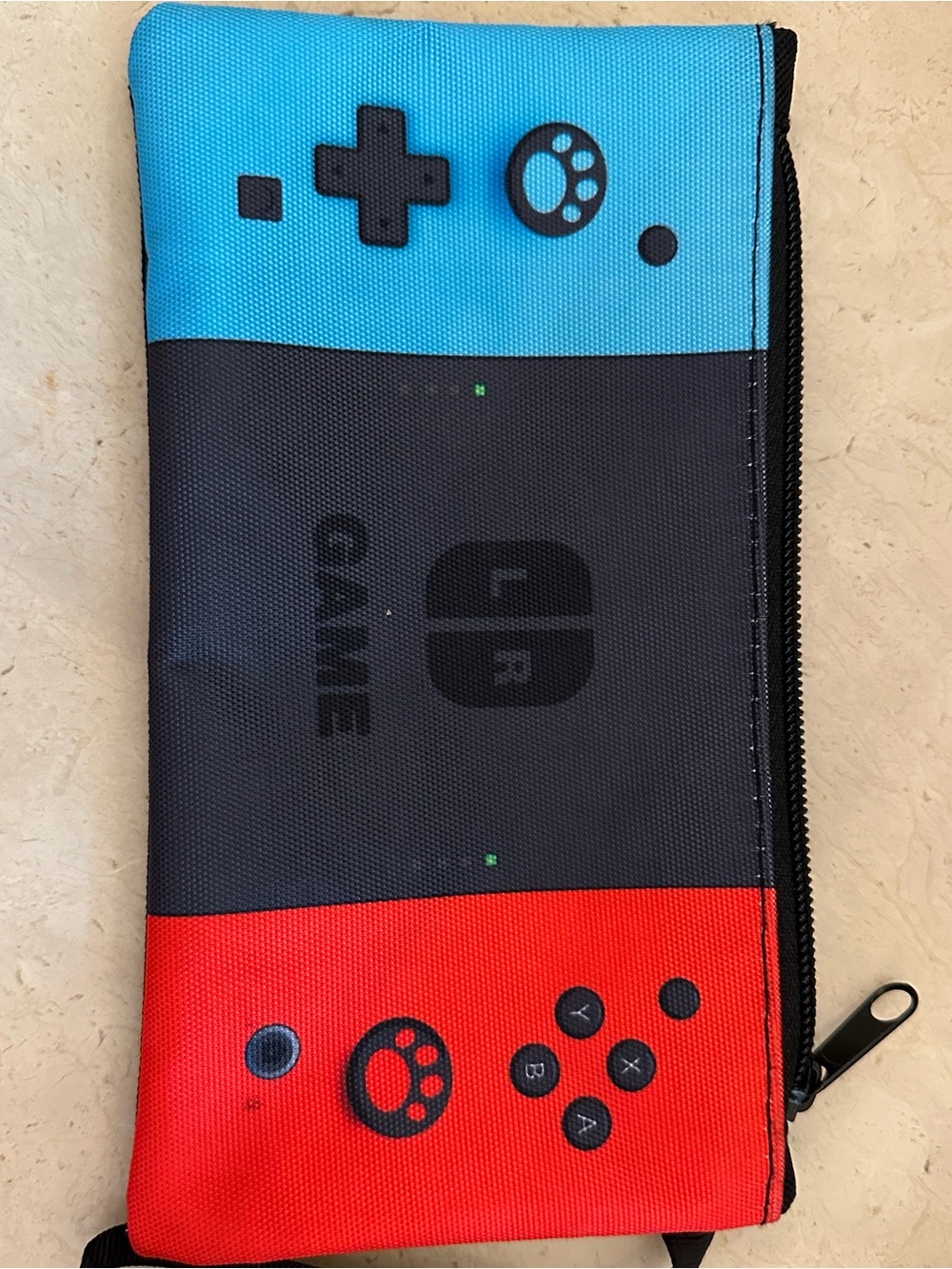 Heavy Duty Nintendo Switch-Themed Canvas Pencil Pouch Case